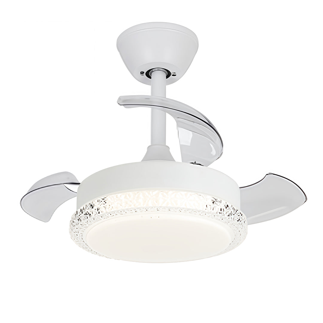 Modern 3-Blade Ceiling Fan with Dimmable LED Light for Contemporary Interiors