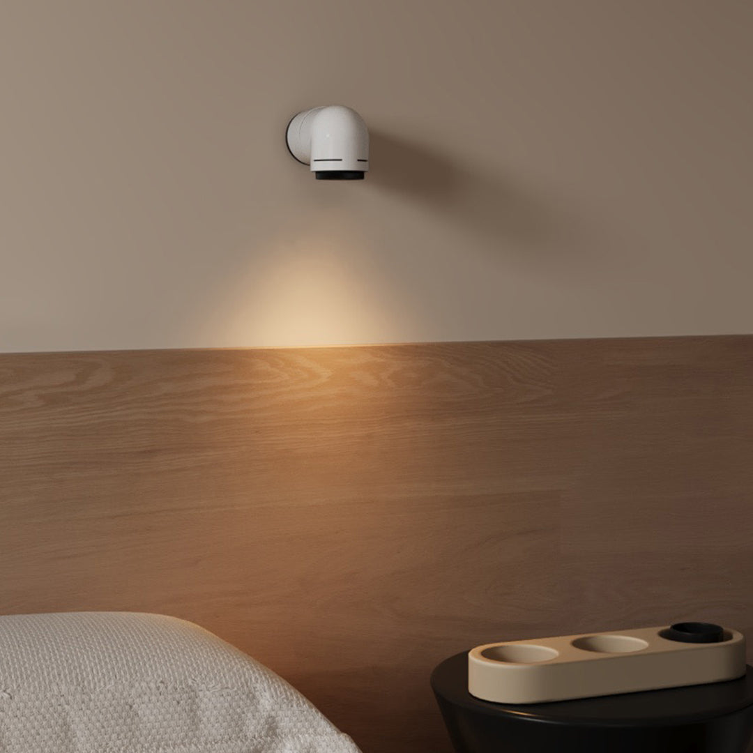 Industrial Pipe Wall Sconce with Warm LED Light