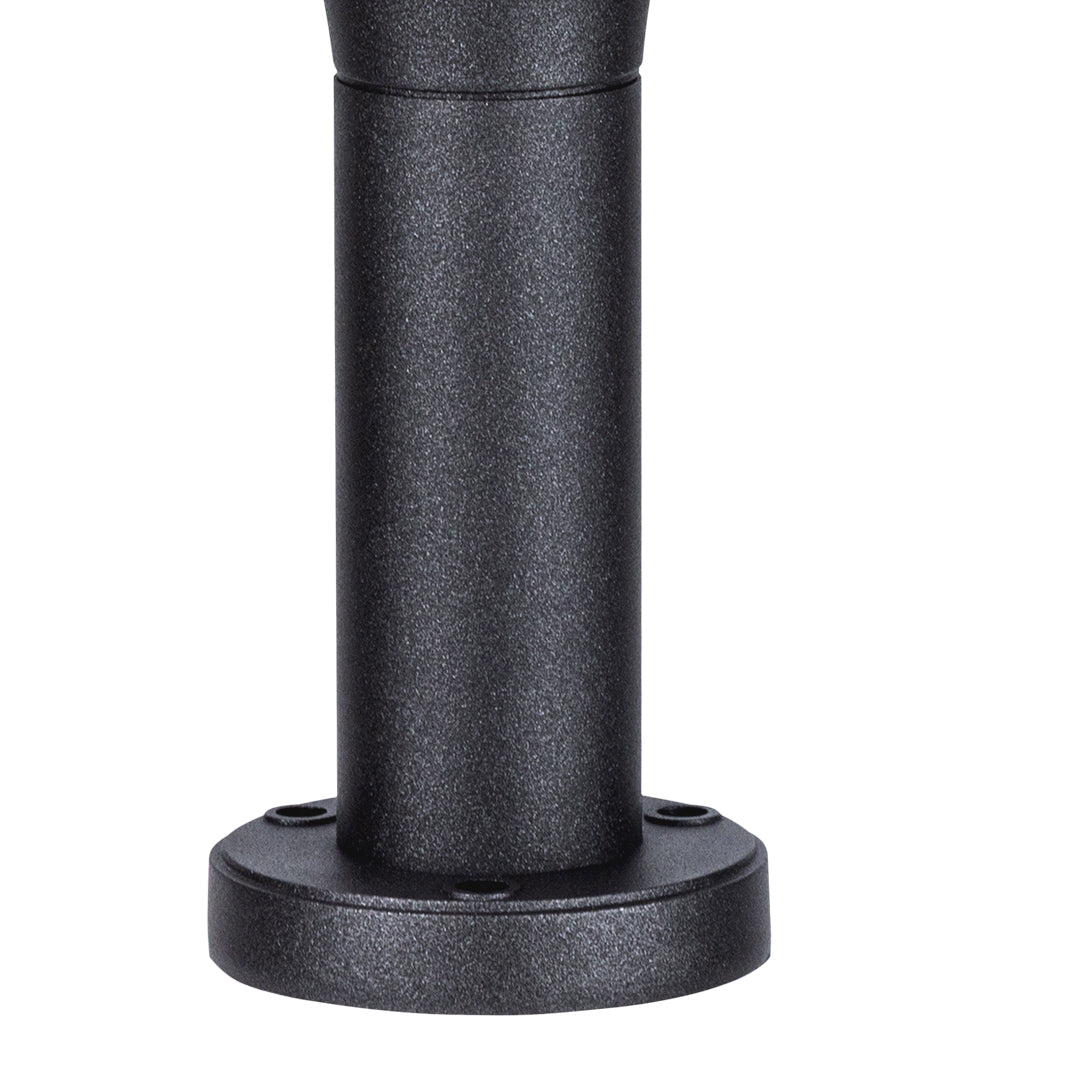 Nordic Minimalist Outdoor Bollard Pathway Lights, 12W LED Landscape Lighting in Black