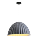Nordic Pumpkin Felt Pendant Light with Acoustic Design