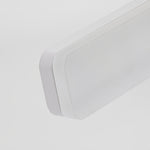 Lumina White LED Vanity Light — Minimalist Acrylic Wall Sconce for Modern Bathrooms
