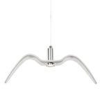 Wing Pendant Light Modern Seagull LED Metal Hanging Lamp