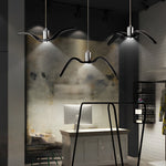 Wing Pendant Light Modern Seagull LED Metal Hanging Lamp