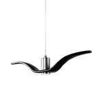 Wing Pendant Light Modern Seagull LED Metal Hanging Lamp