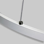 Starto 24 Acrylic Big Ring Opal Shade Single Pendant Light
