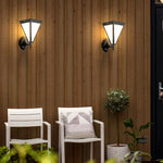 Aurelia Solar Wall Sconce – Modern Minimalist Outdoor Lighting
