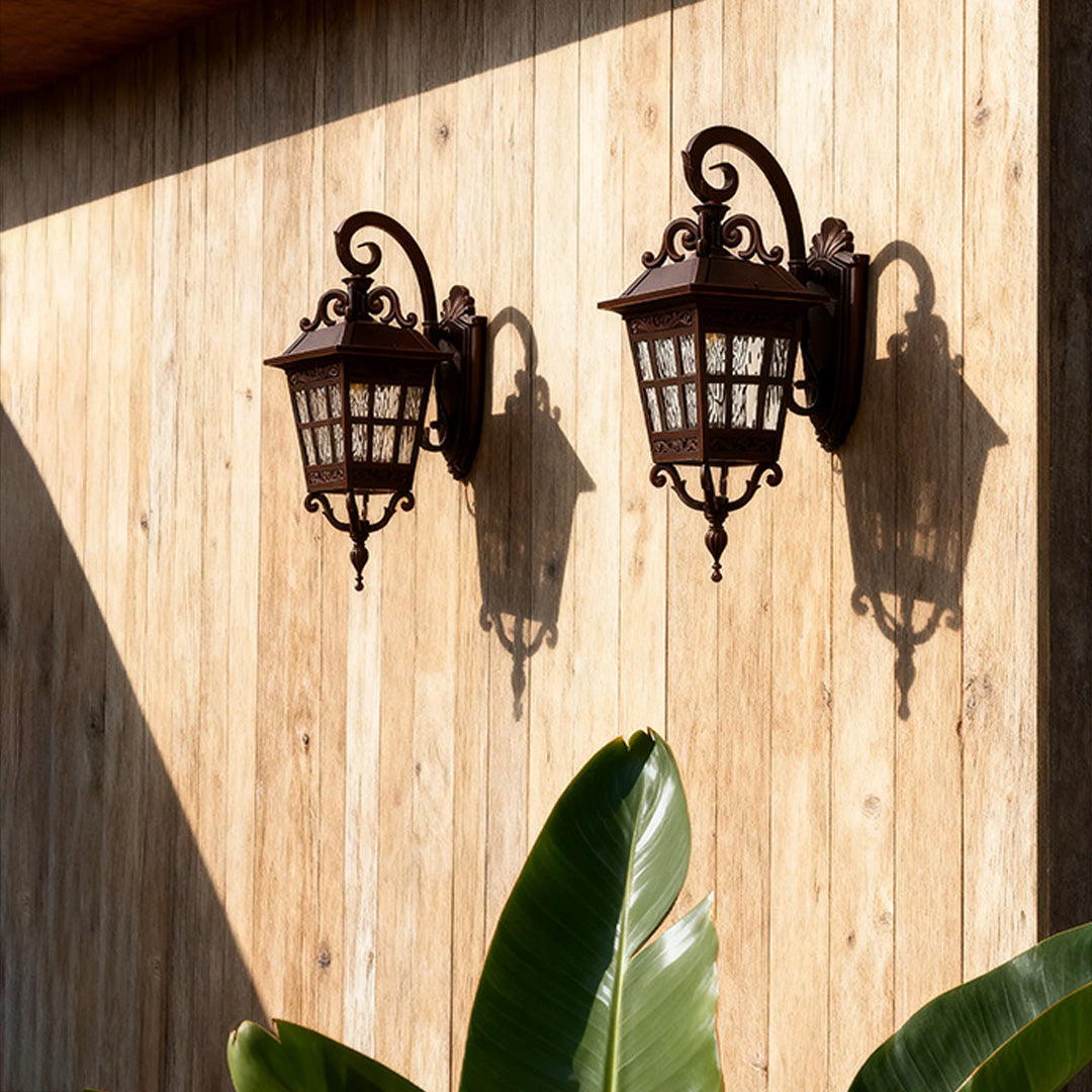Aurelia Outdoor Wall Sconce — Waterproof Aluminum Courtyard Light