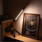 Tripod LED Table Lamp with 360° Rotating Head, Eye-Care Dimmable Light
