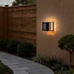 Artisan Wrought Iron Solar Wall Sconce with Lattice Shade