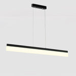 Linear LED Pendant Light in Aluminum and Acrylic for Modern Interiors
