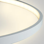 Round Geometric 30 Watt Single Ring Integrated Led Modern Bedroom Pendant