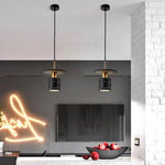 Terrazzo Inspired Cement Cylinder Led Pendant Lights Modern Island Lighting