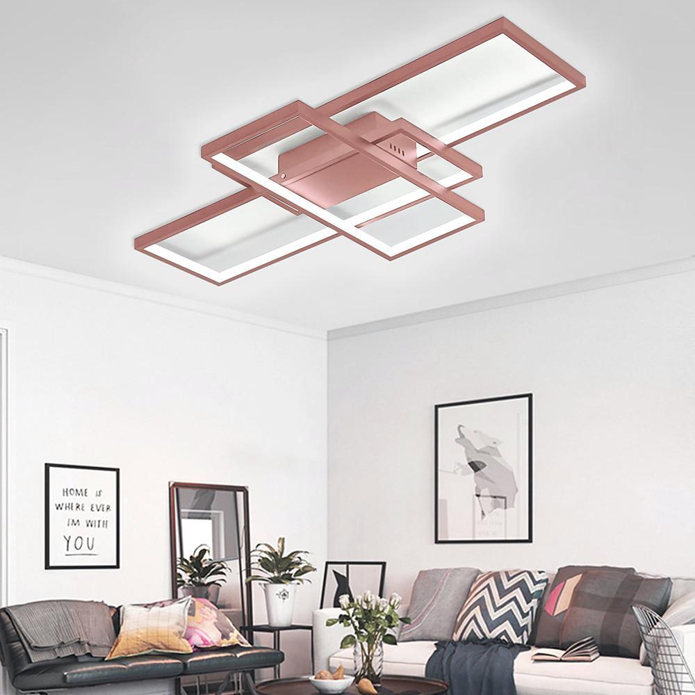 Abstract Rectangles LED Flush Mount Ceiling Light in Modern Minimalist Style