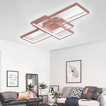 Abstract Rectangles LED Flush Mount Ceiling Light in Modern Minimalist Style