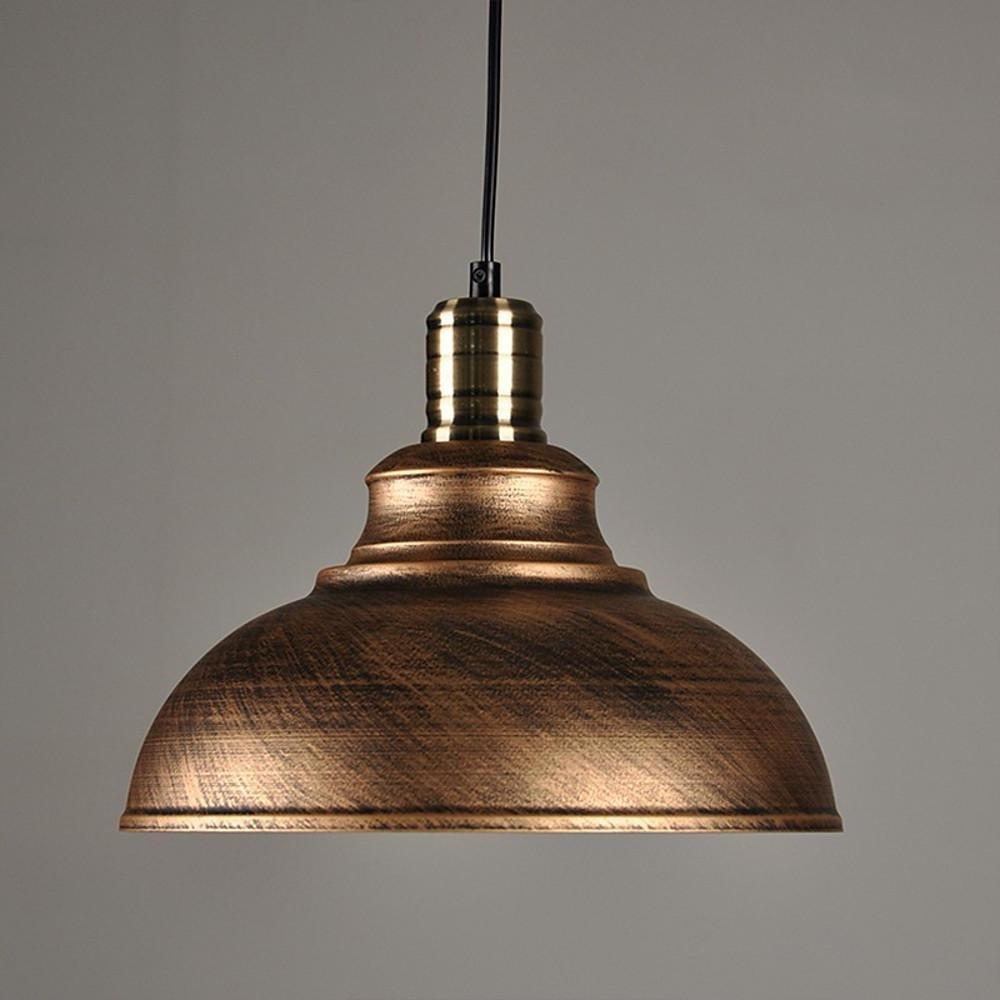Semi Globe Metal LED Pendant Light with Adjustable Cord for Modern Interiors