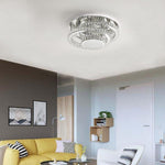 Lumina Flush Mount Ceiling Light in Acrylic and Stainless Steel