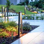 Modern Black LED Landscape Lighting Bollard for Outdoor Paths & Gardens