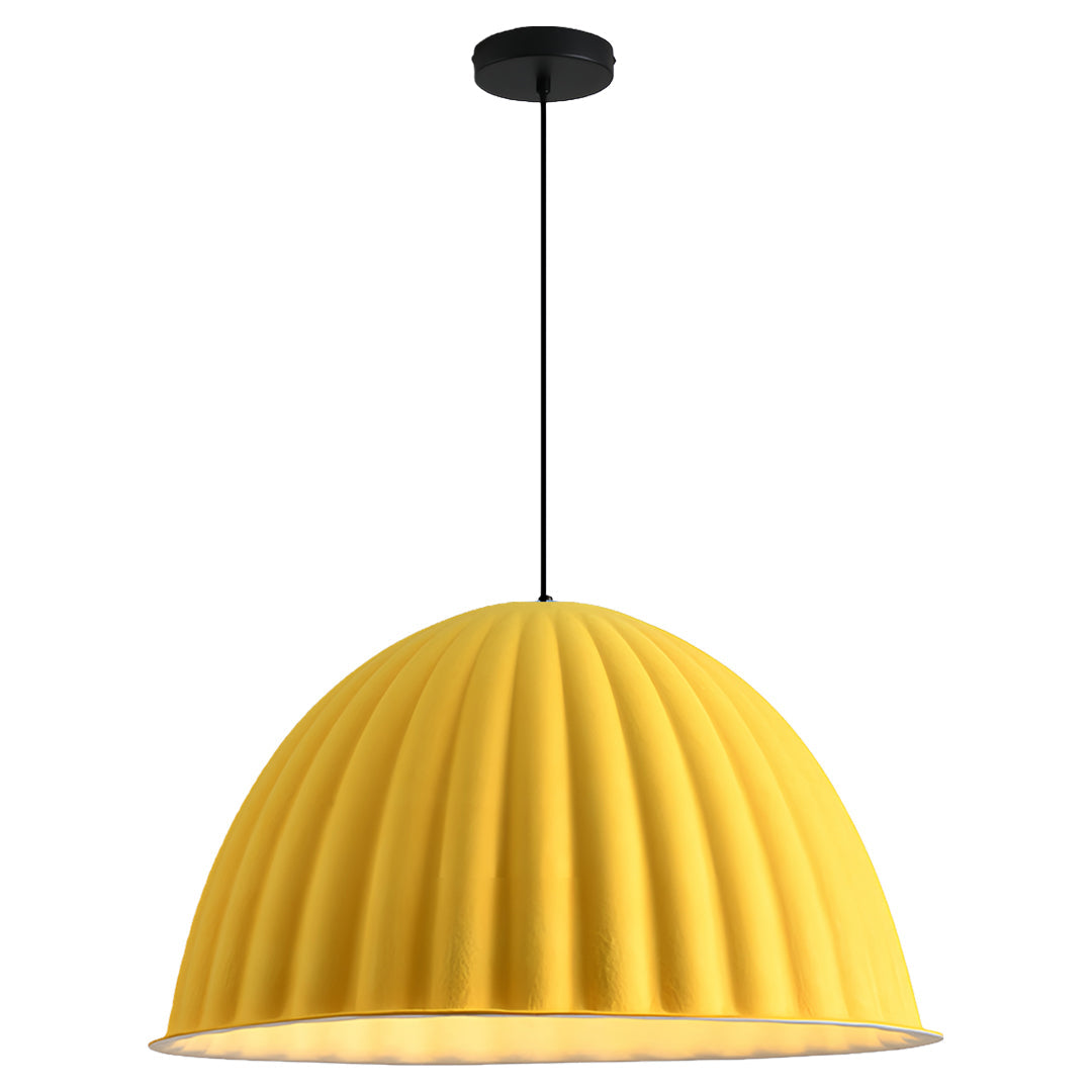 Nordic Pumpkin Felt Pendant Light with Acoustic Design