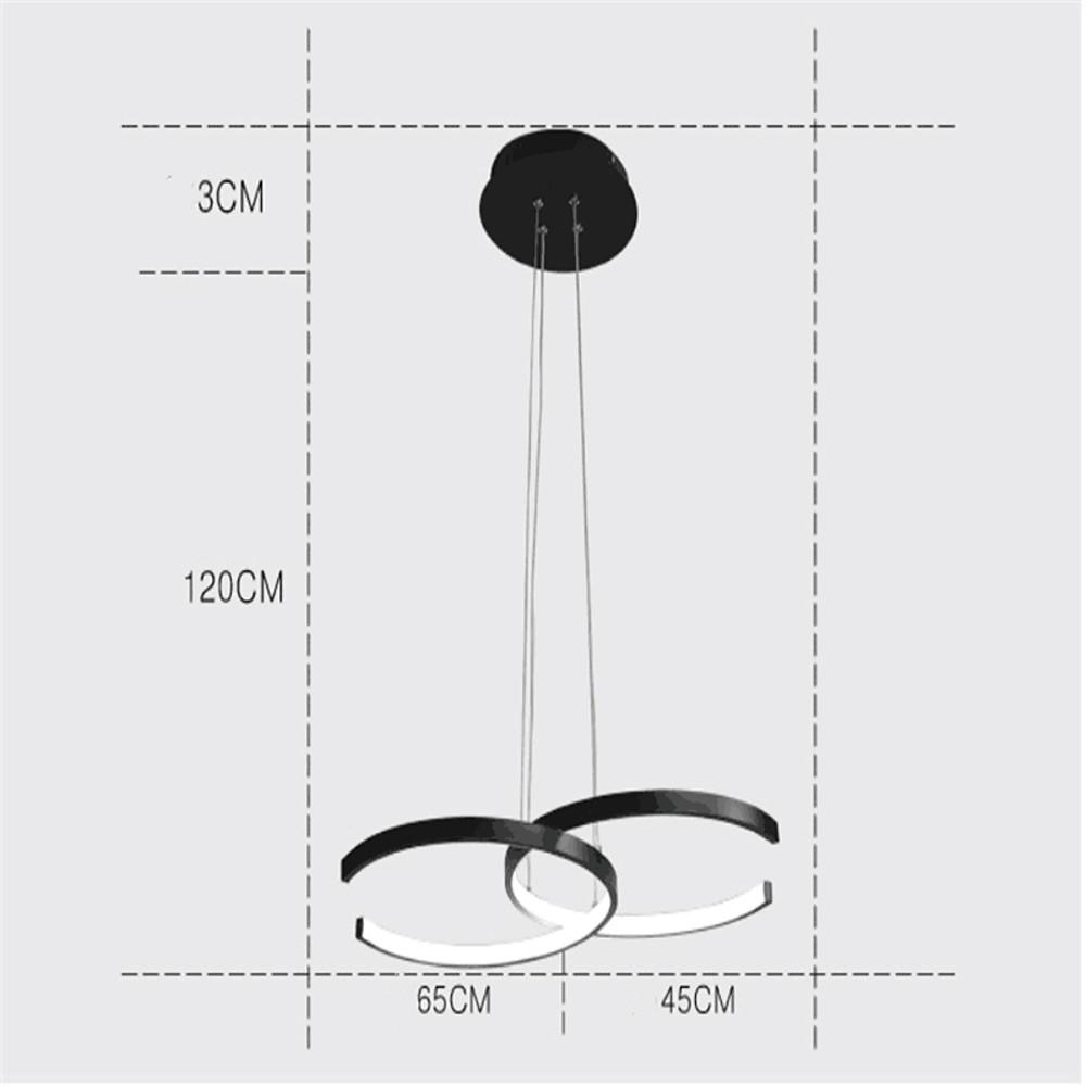Cascade Duo Pendant Light – Modern Minimalist LED Ceiling Lamp