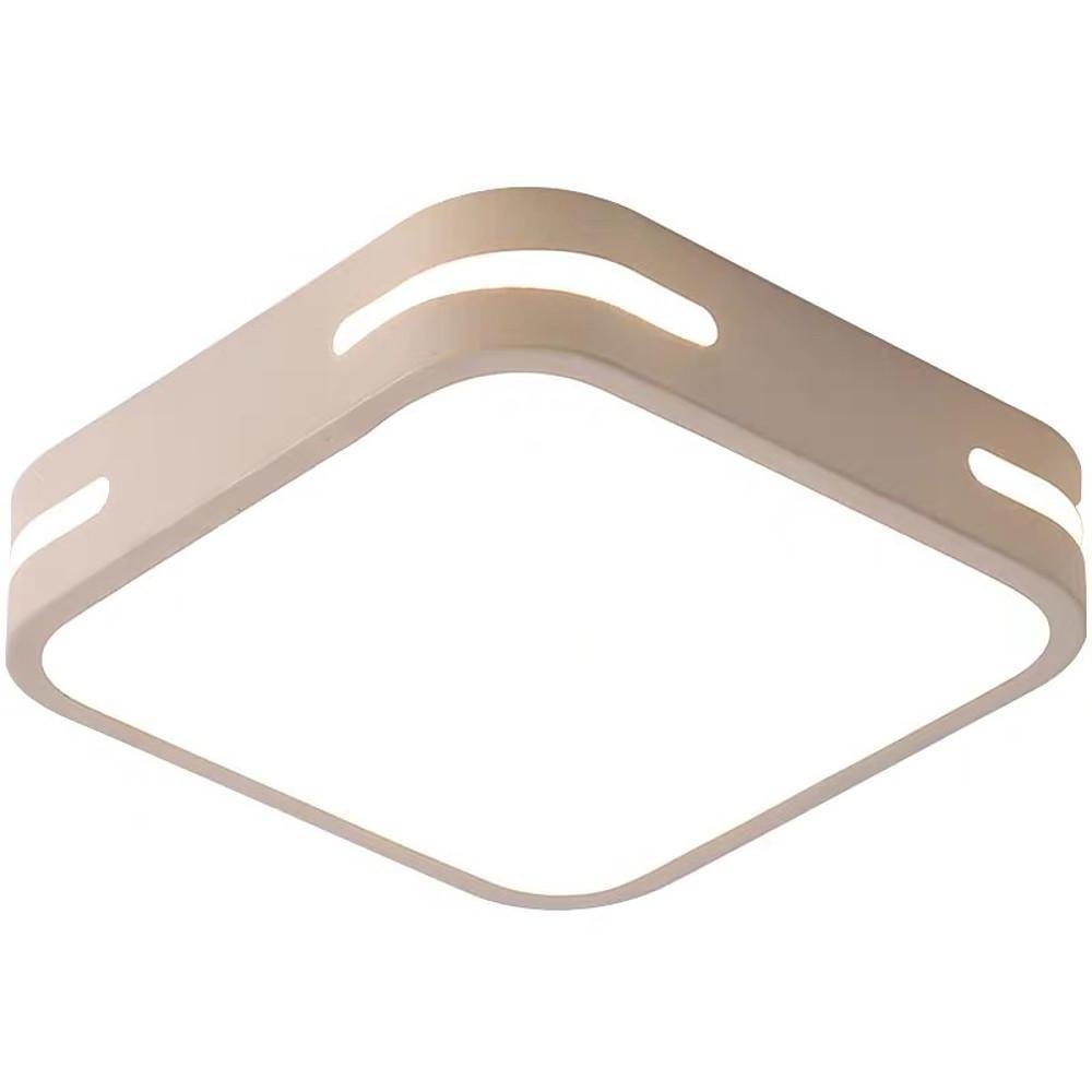 Lumina Square LED Flush Mount Ceiling Light in Acrylic and Metal