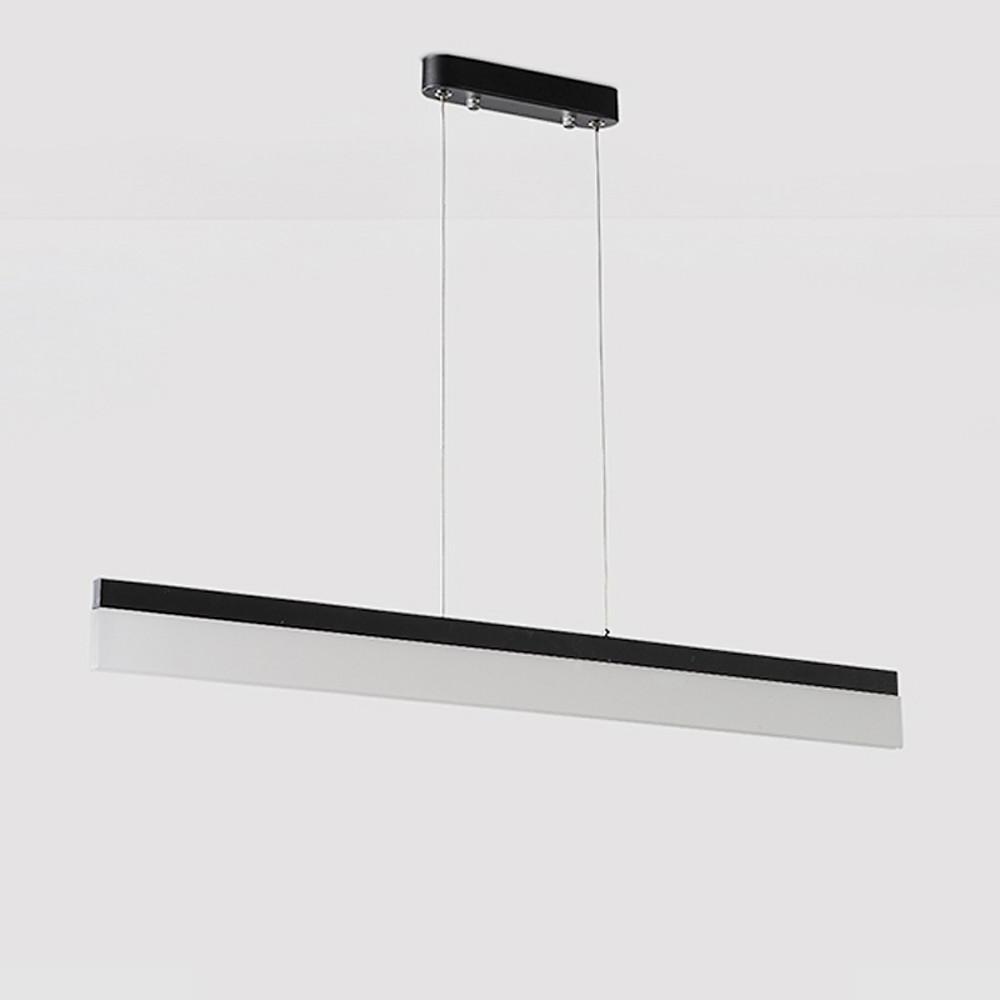 Linear LED Pendant Light in Aluminum and Acrylic for Modern Interiors