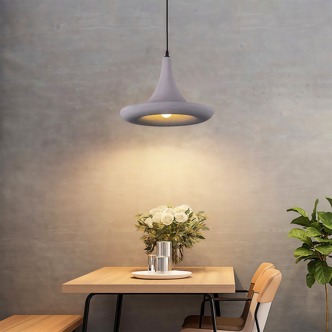 Wabi-Sabi Japanese Pendant Light with Adjustable Chain