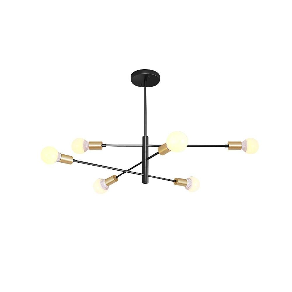 Luxurious 6 Light Sputnik Chandelier With E27 Bulb Base 41 Dia X 31 H