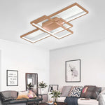 Abstract Rectangles LED Flush Mount Ceiling Light in Modern Minimalist Style