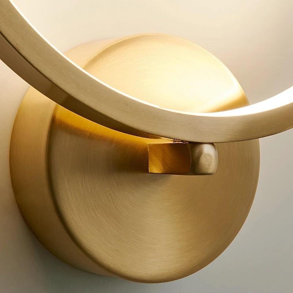 Aurelia LED Flush Mount Ceiling Light in Copper for Modern Interiors