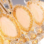 8 Light Modern Gold Silver Vintage Crystal Chandeliers For Living Room