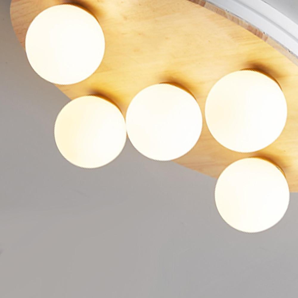Nordic 5 Light Round Plane Bubble Ceiling Light
