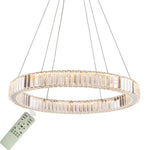 Luxury 1 Light Ring Shaped Wagon Wheel Chandelier In Gold Finish