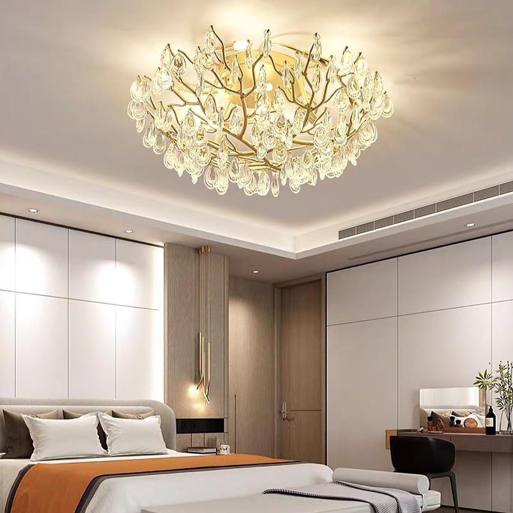 Firefly Sputnik Chandelier Modern Led Flush Mount Ceiling Light