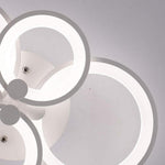 Elegant Semi Flush Mount Ceiling Lights With Unique Overlapping Rings