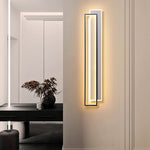 Modern LED Wall Sconce with Three-Step Dimming in Black or Gold