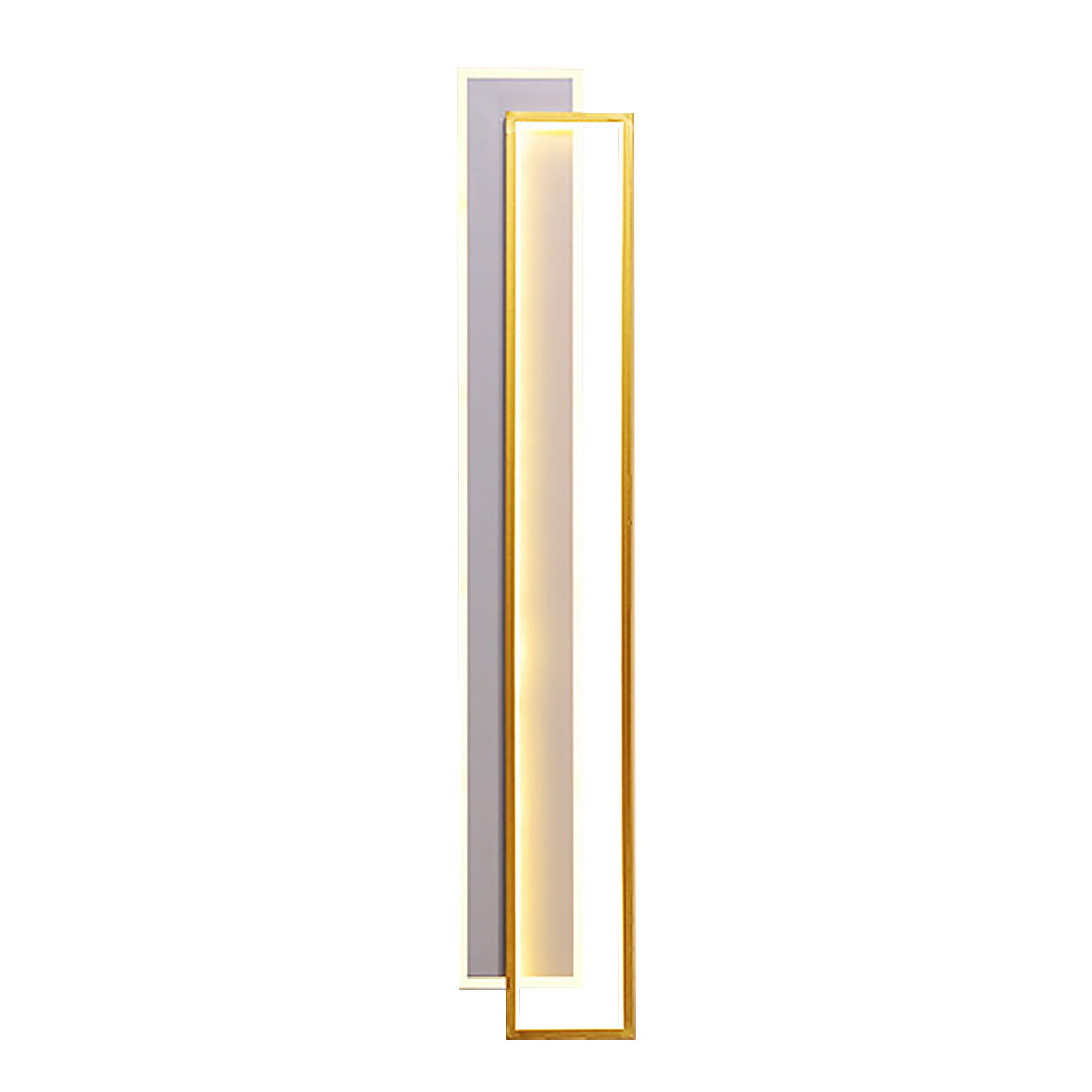 Modern LED Wall Sconce with Three-Step Dimming in Black or Gold