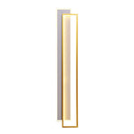 Modern LED Wall Sconce with Three-Step Dimming in Black or Gold