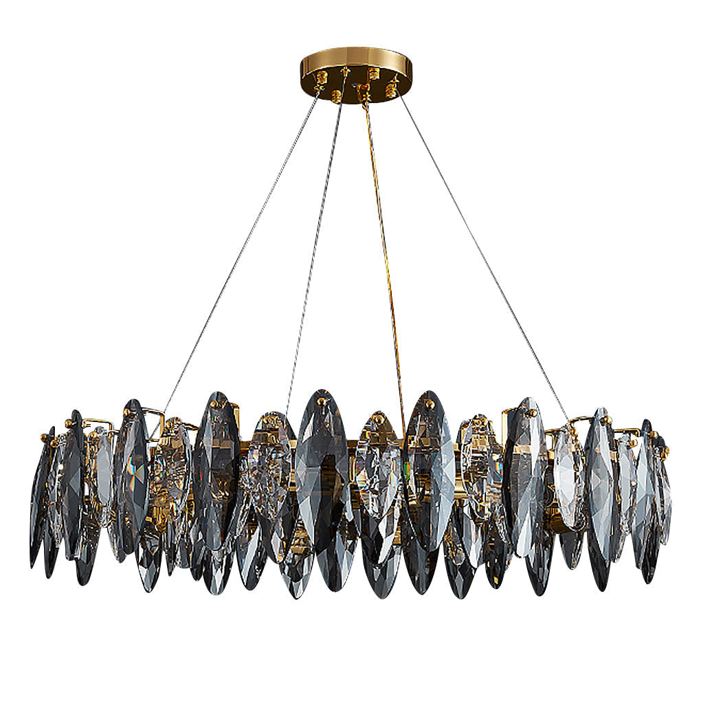 Postmodern Personality Creative Crystal Chandelier With Three Color Led