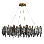 Postmodern Personality Creative Crystal Chandelier With Three Color Led