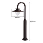 Nordic Minimalist Arc Arm Lawn Lamp Led Waterproof Outdoor Landscape Decorative Lighting