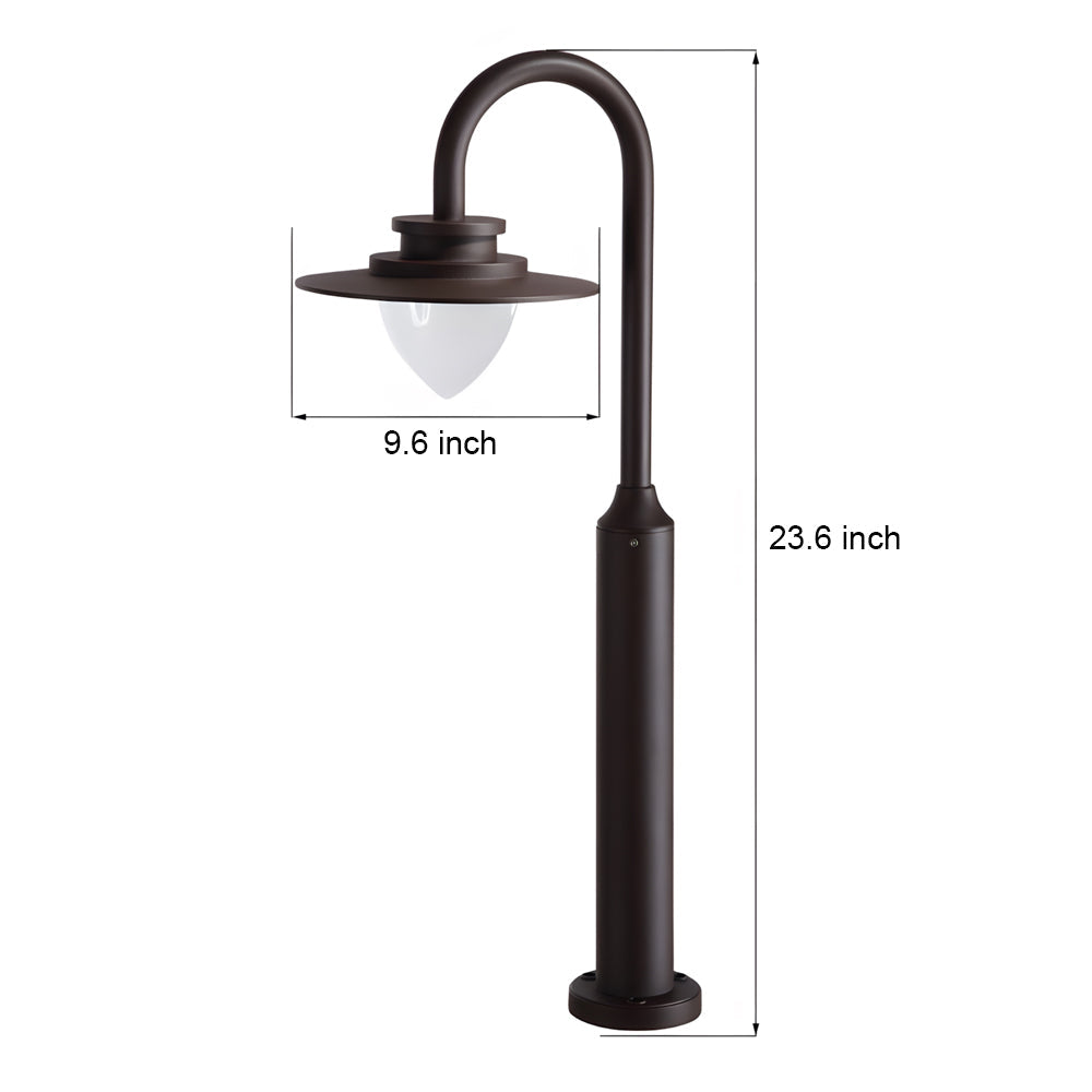 Arc LED Lawn Lamp for Modern Courtyards | Minimalist Outdoor Lighting