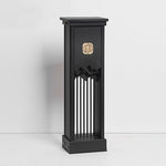 Artisan Cut-Out LED Landscape Light in Black Stainless Steel for Modern Courtyards