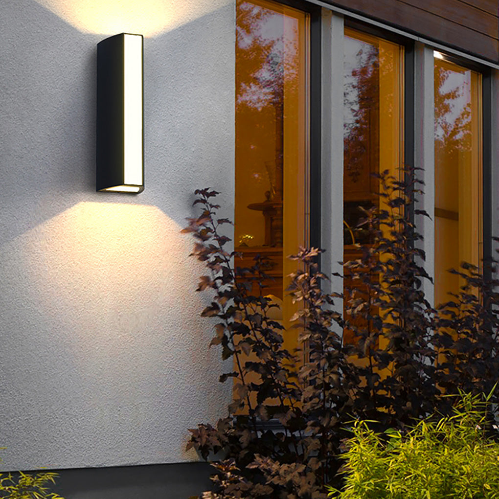 Outdoor Waterproof Led Exterior Wall Lights For Courtyard Garden Fence Decorative