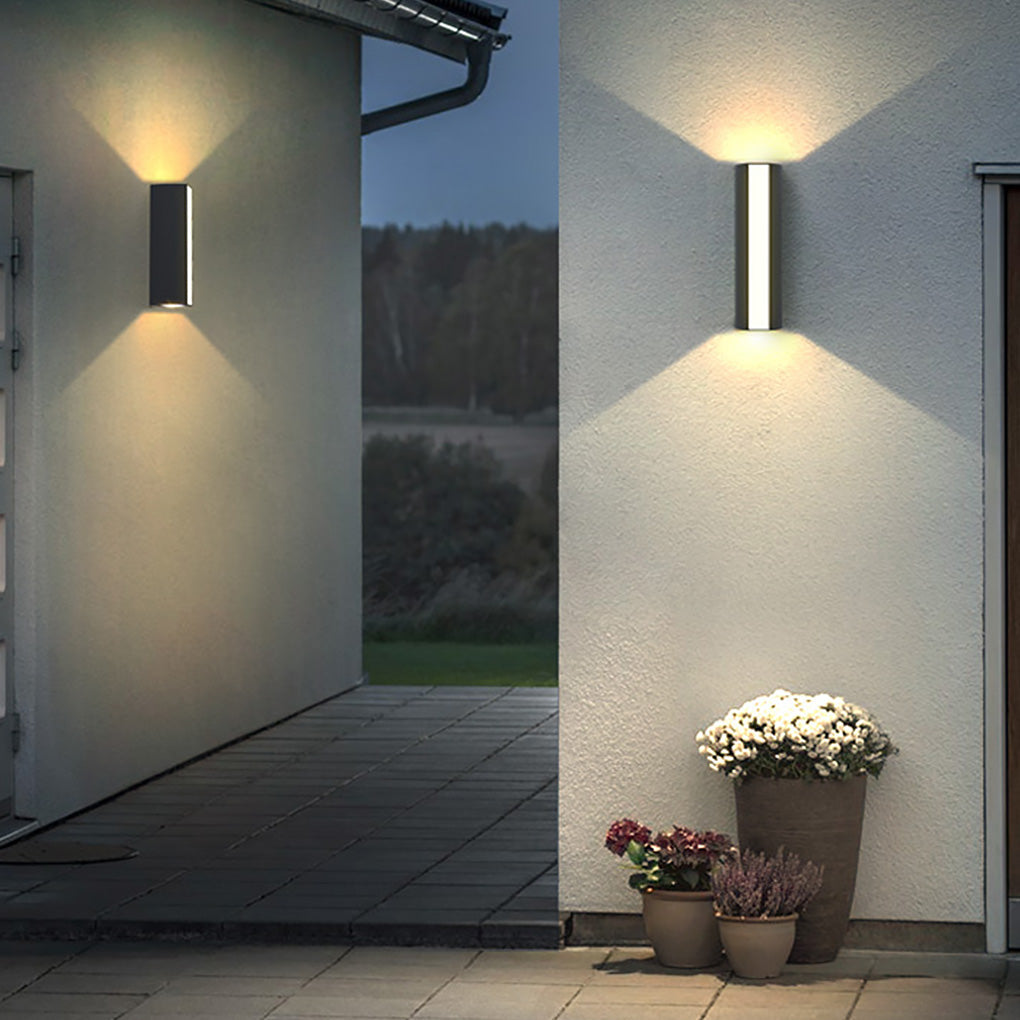 Outdoor Waterproof Led Exterior Wall Lights For Courtyard Garden Fence Decorative
