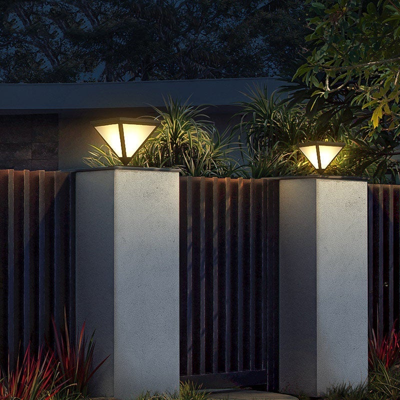 Solar Powered Outside Lights Led Outdoor Post Lights Yard Lights Hwd00054
