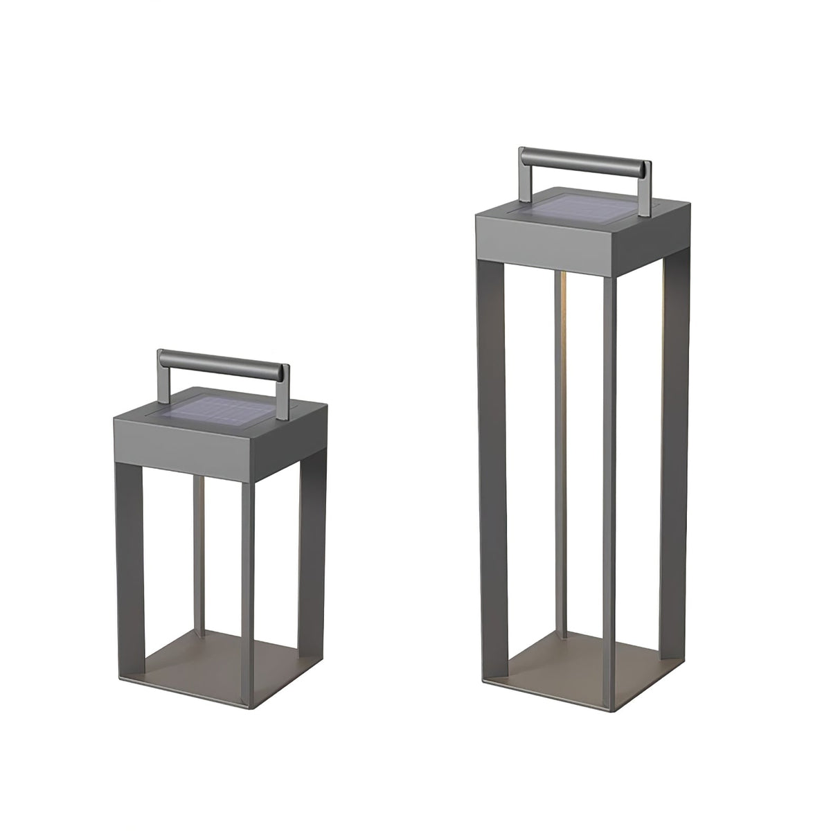 Arden Solar Lantern – Modern Outdoor Table Lamp with Handle