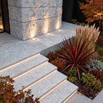 Architectural Landscape Lighting Set with Well Light, Step Light & Transformer