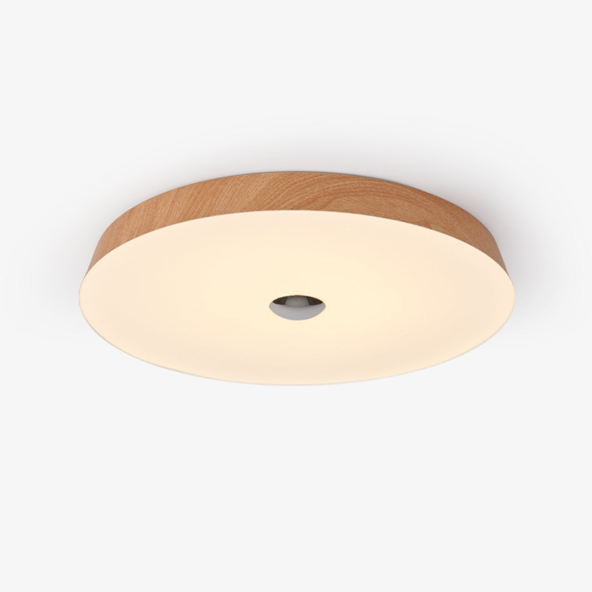Solace Woodgrain LED Flush Mount Ceiling Light for Modern Interiors