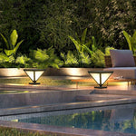 Solar Powered Outside Lights Led Outdoor Post Lights Yard Lights Hwd00054