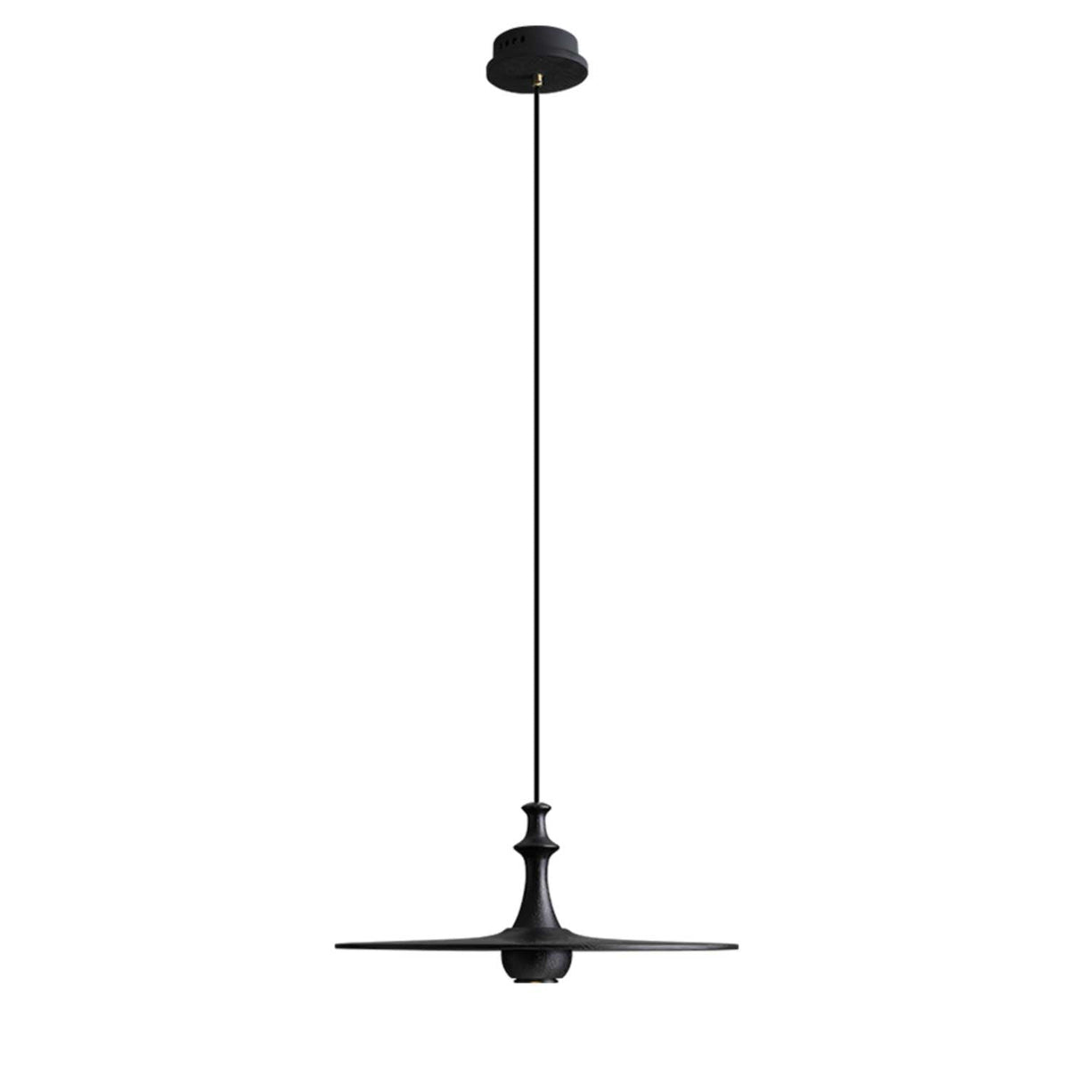 Wooden Spin Pendant Light – Modern Natural Wood Hanging Lamp for Dining Room & Living Room